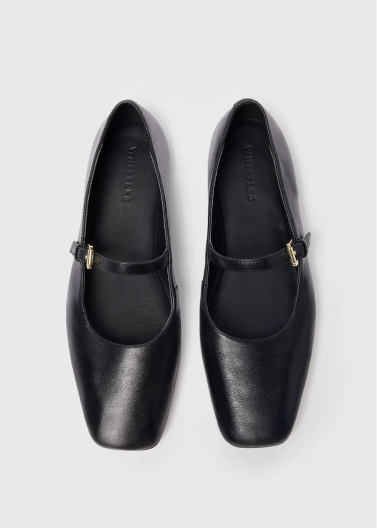 Black Mary Jane Ballet Pump