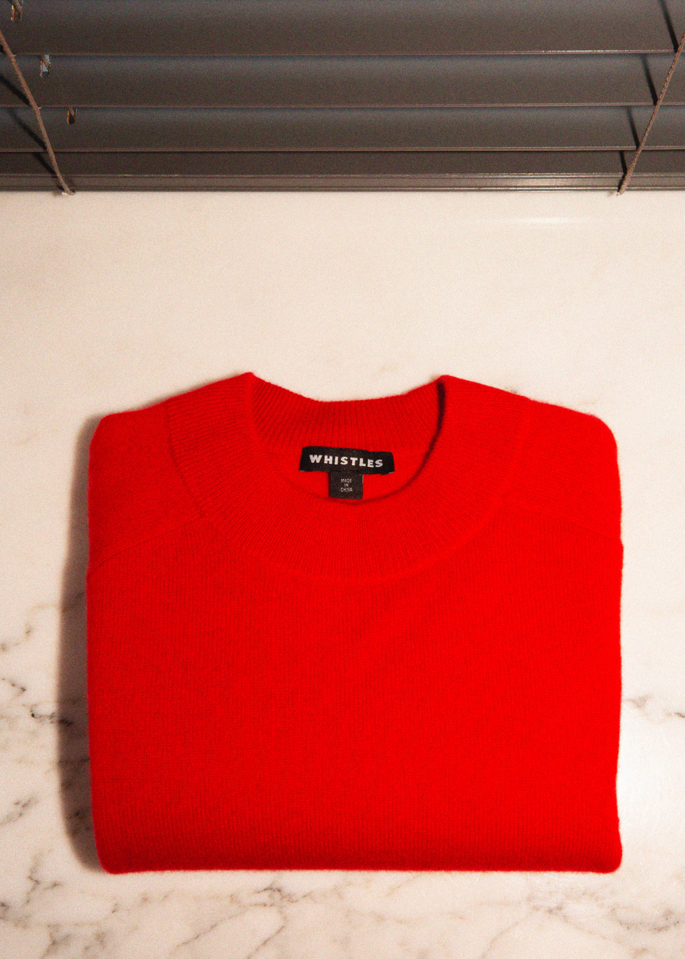 Red Cashmere Crop Crew