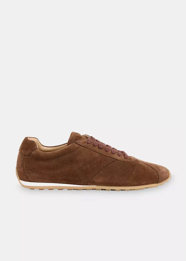 Chocolate Soft Suede Sneaker