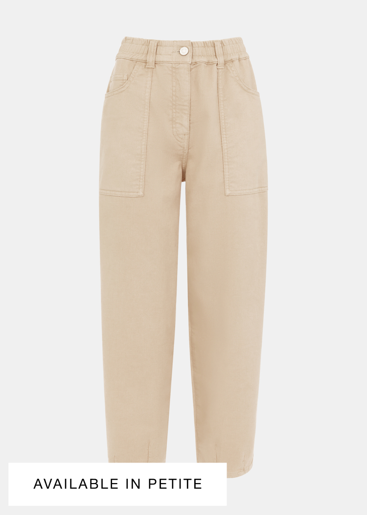 Neutral Tessa Casual Trouser