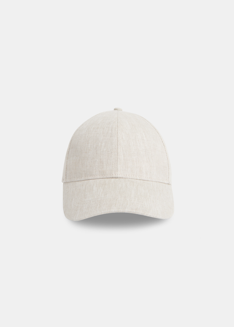Neutral Linen Cap