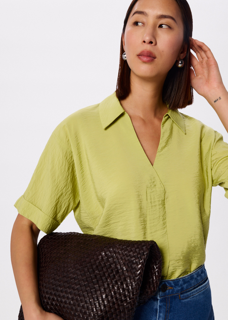Pale Green Sasha Relaxed Shirt