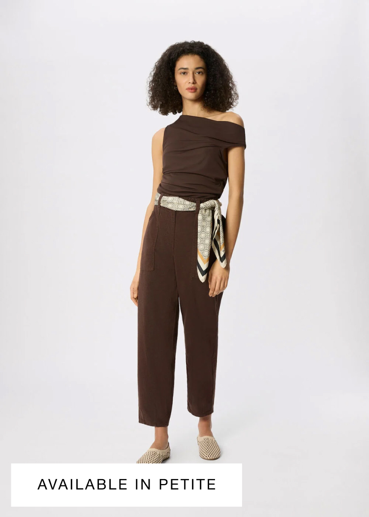 Brown Tessa Casual Trouser