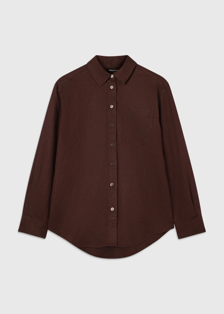 Brown Ultimate Linen Shirt