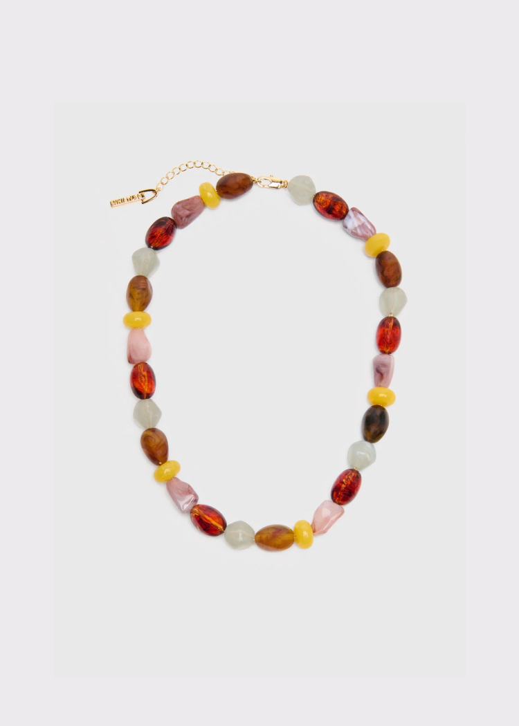 Multicolour Chunky Mixed Bead Necklace