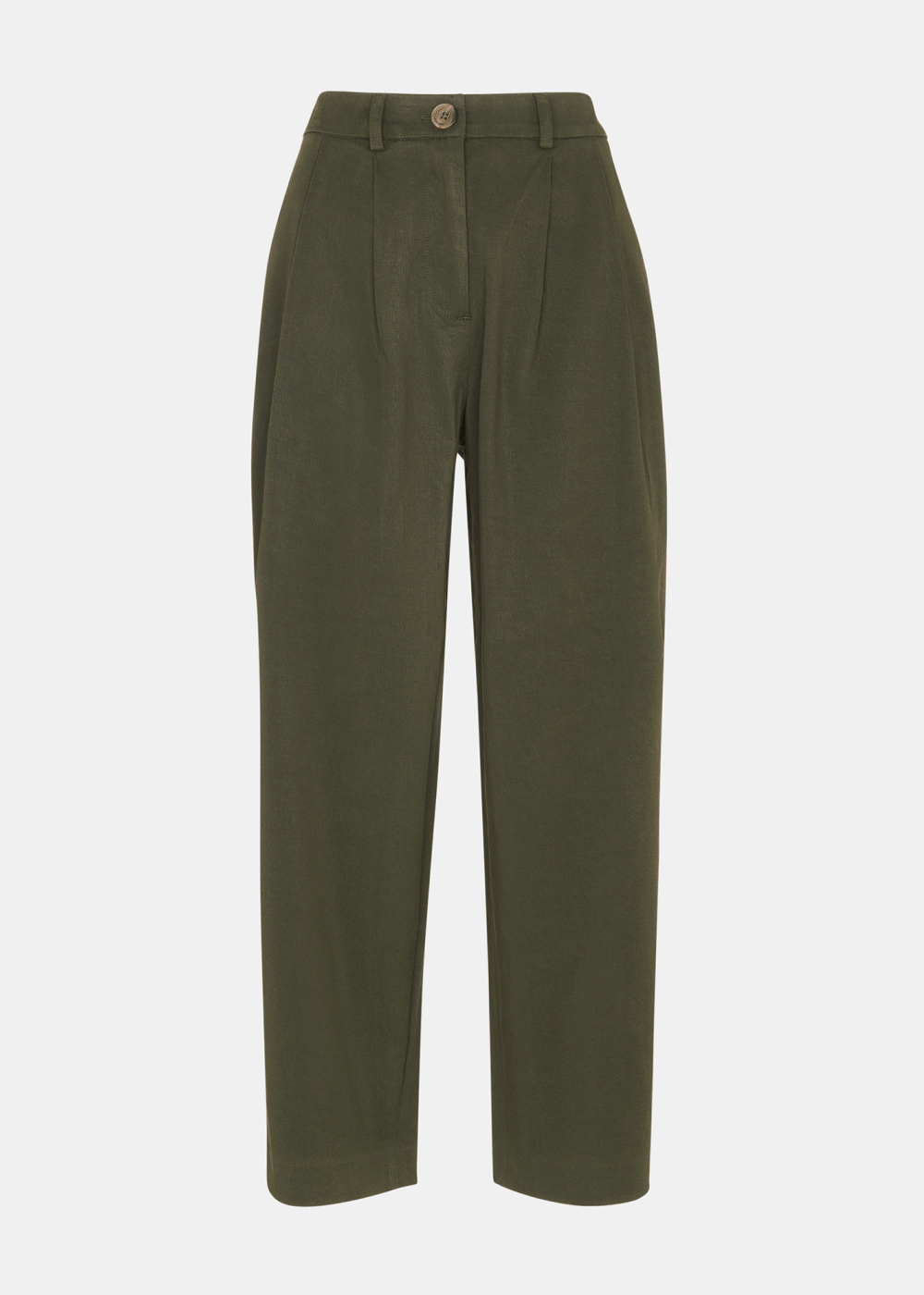 Taupe Bethany Barrel Leg Trouser
