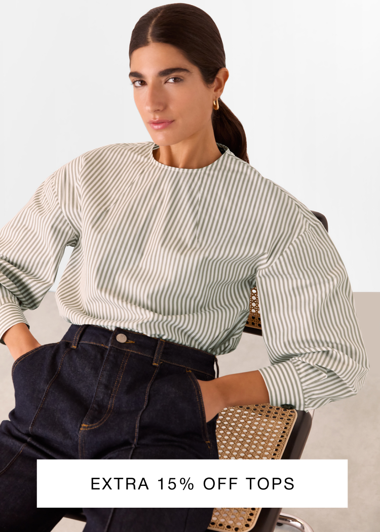 Extra 15% off tops