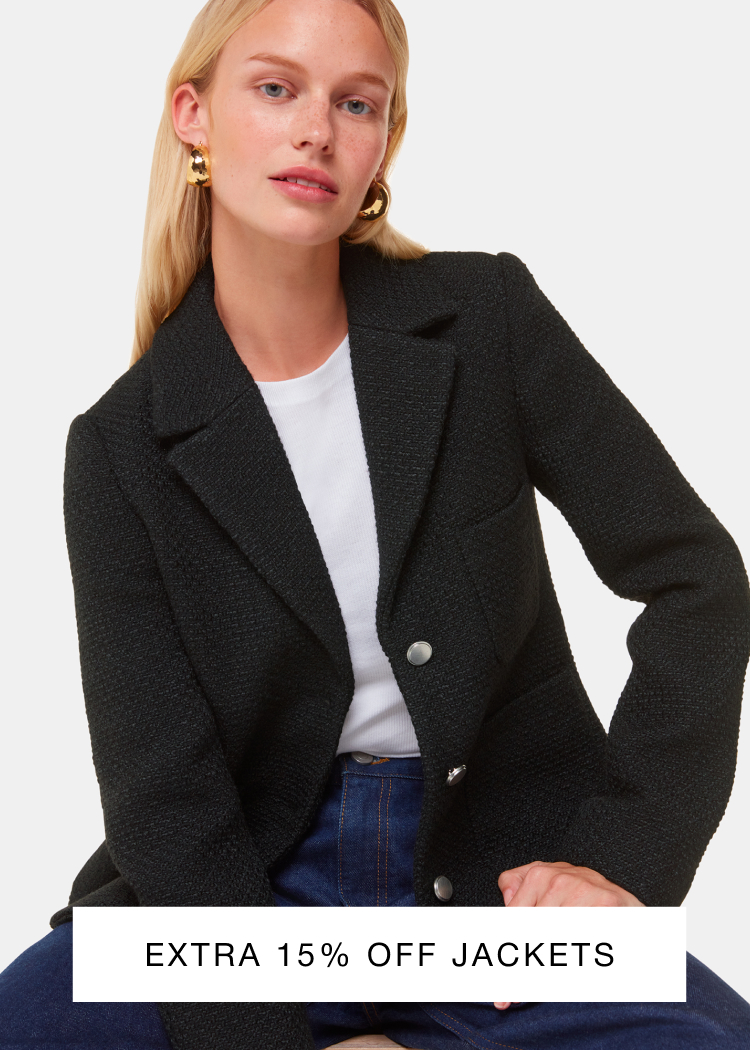Extra 15% off jackets