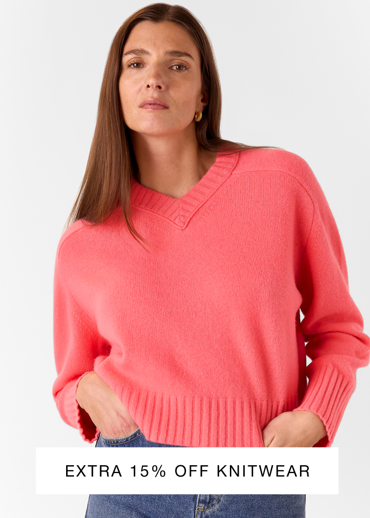 Extra 15% off knitwear