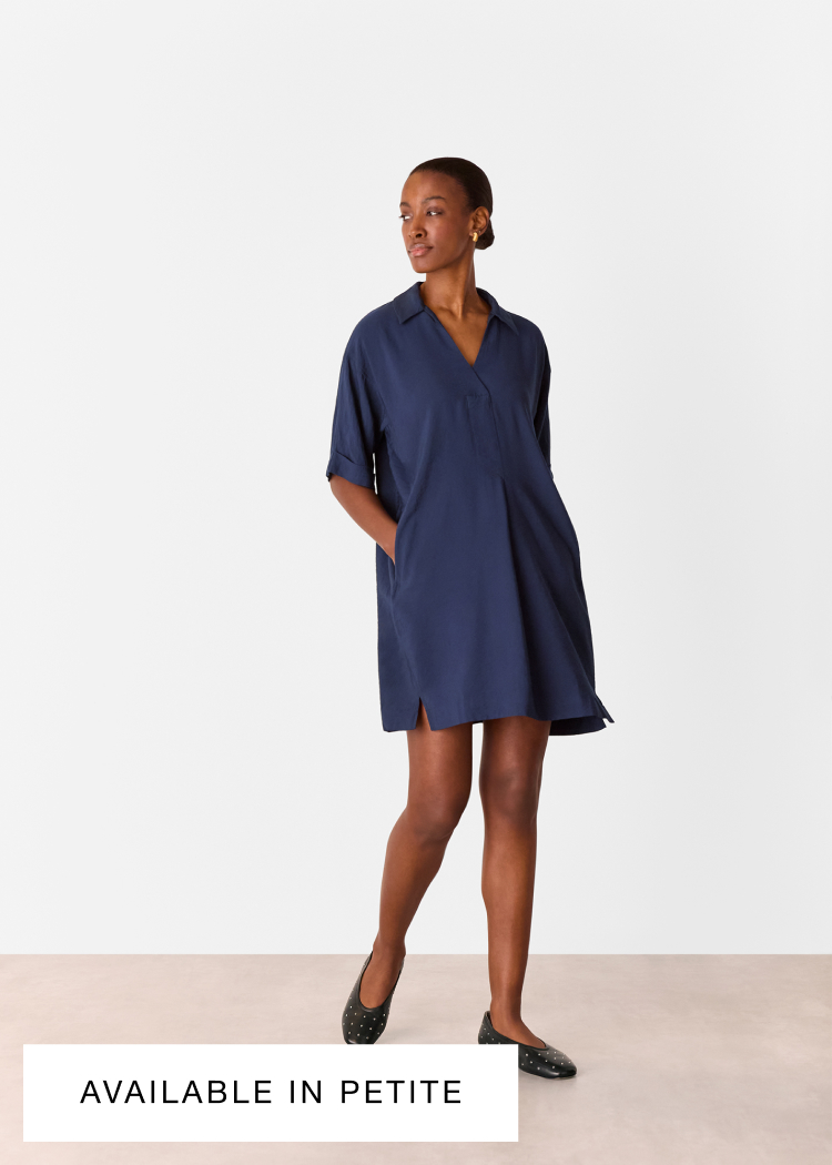 Navy Melanie Dress