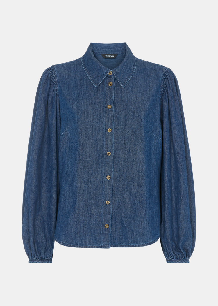 Denim Chambray Cotton Shirt