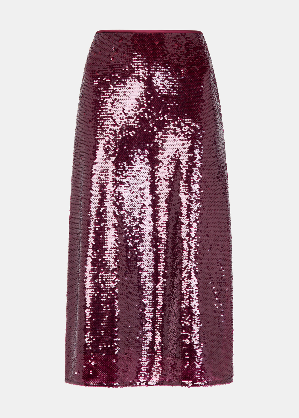 Merlot Sequin Midi Skirt