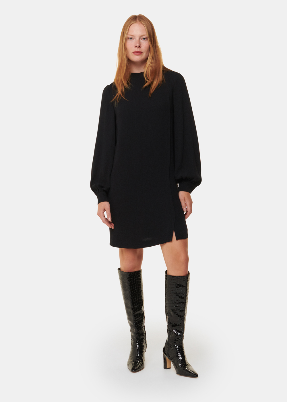 Black Cleo Shift Dress