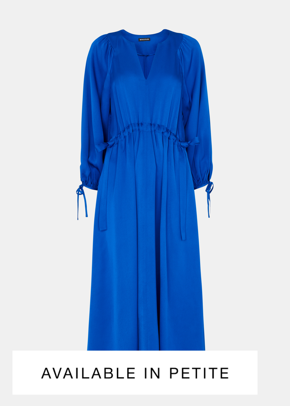 Molly Satin Ruched Dress