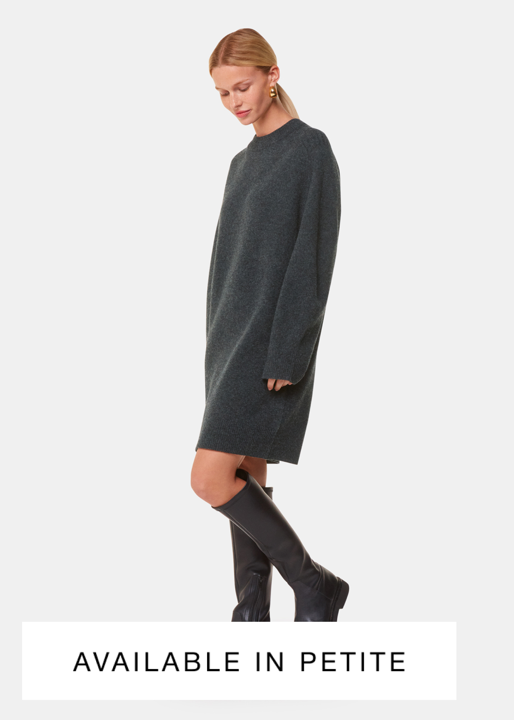 Ava Round Neck Knitted Dress
