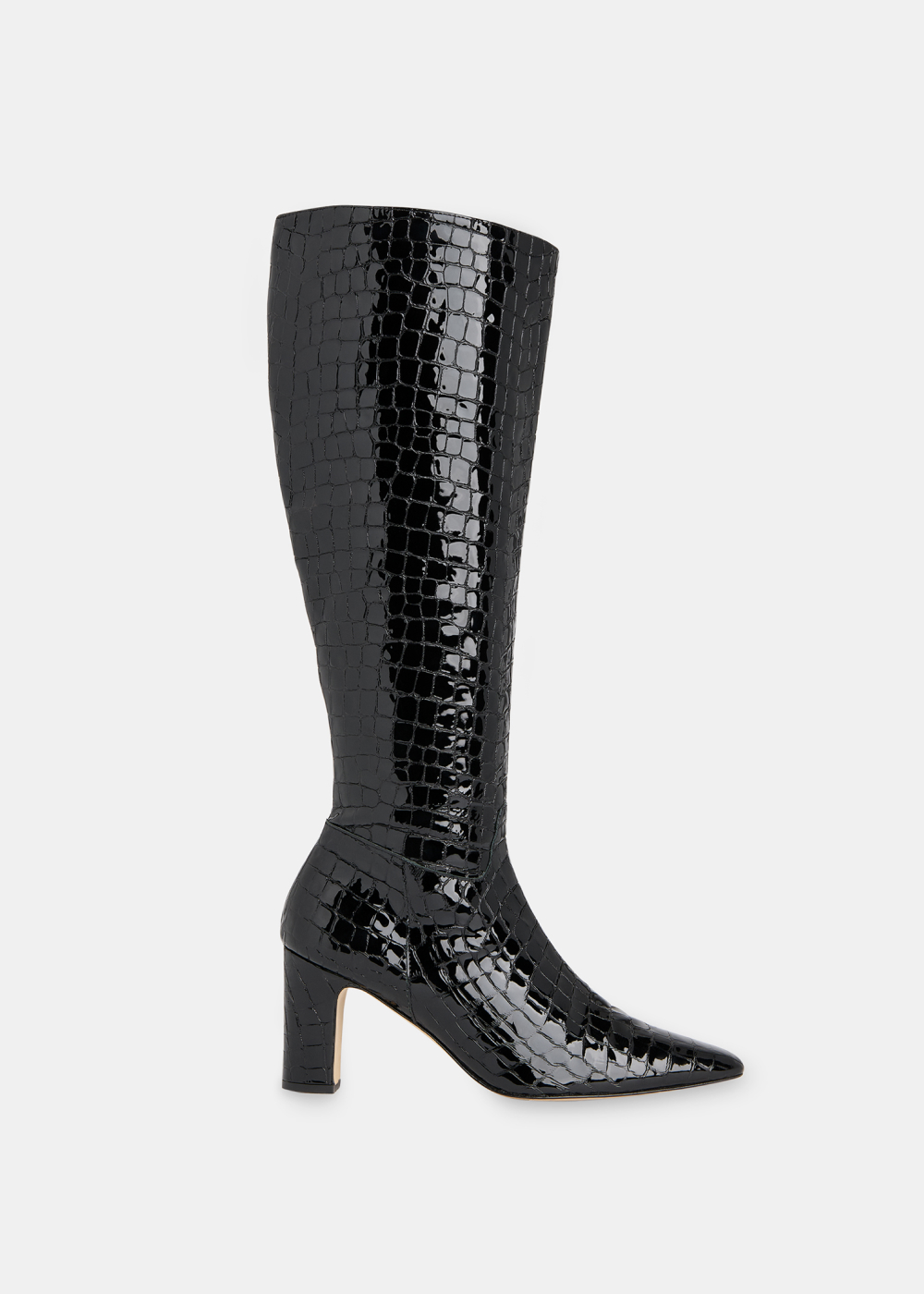 Albie Croc Knee High Boot