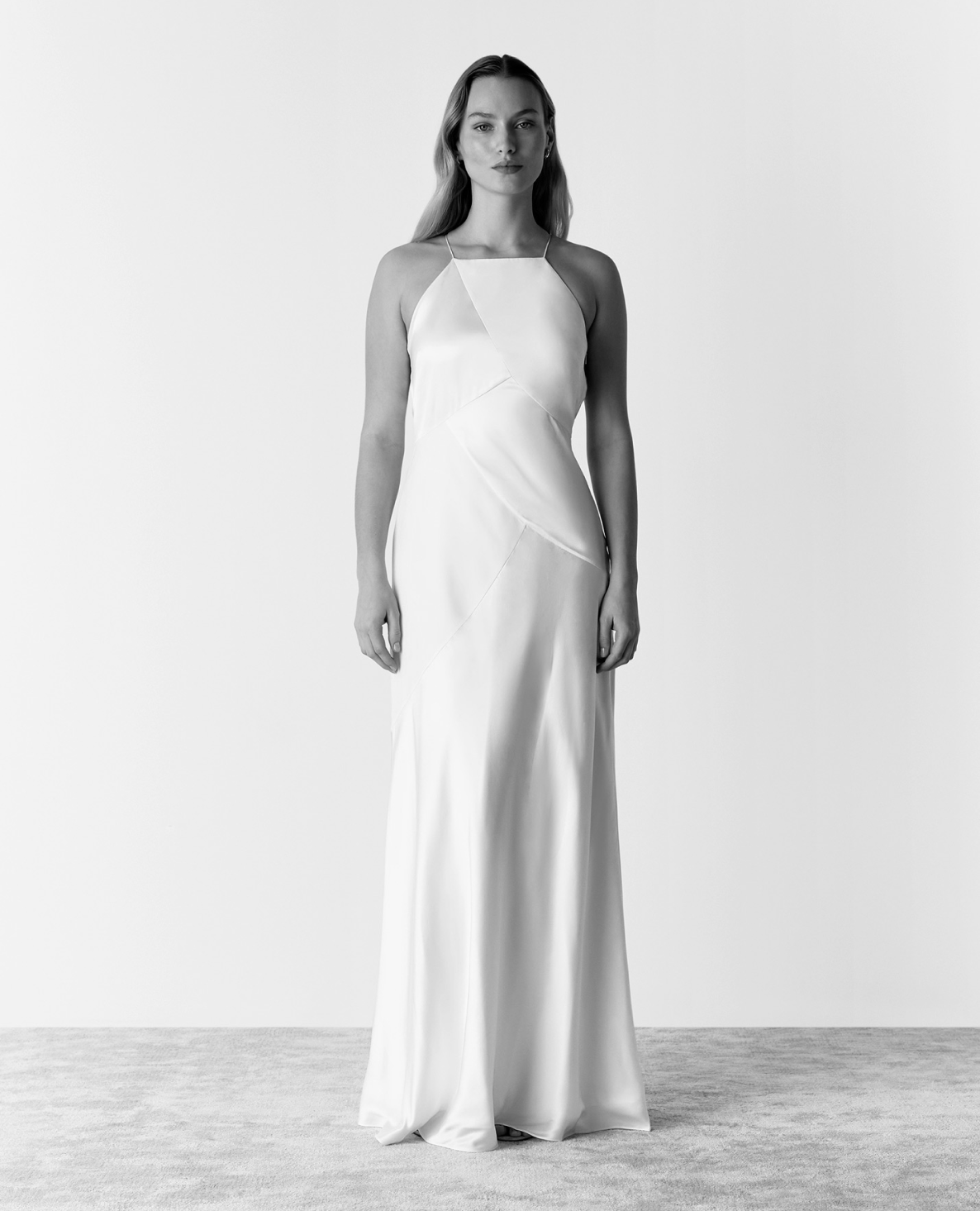 Ivory Eileen Silk Wedding Dress