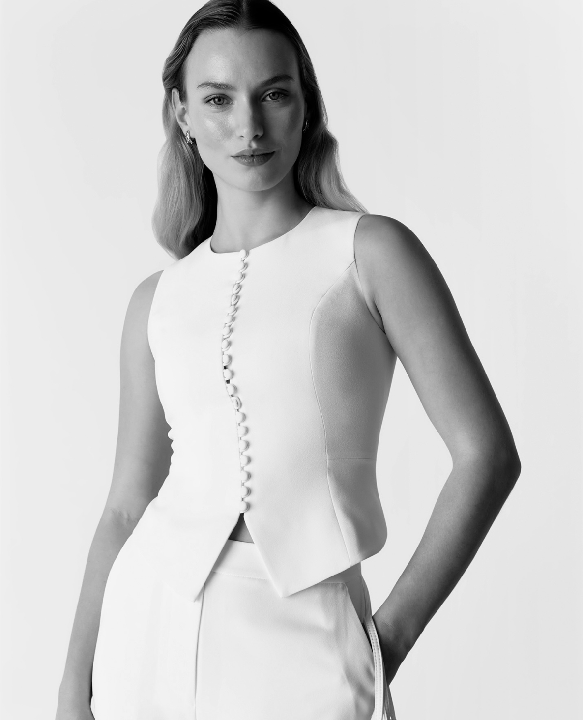 Ivory Andie Wedding Waistcoat
