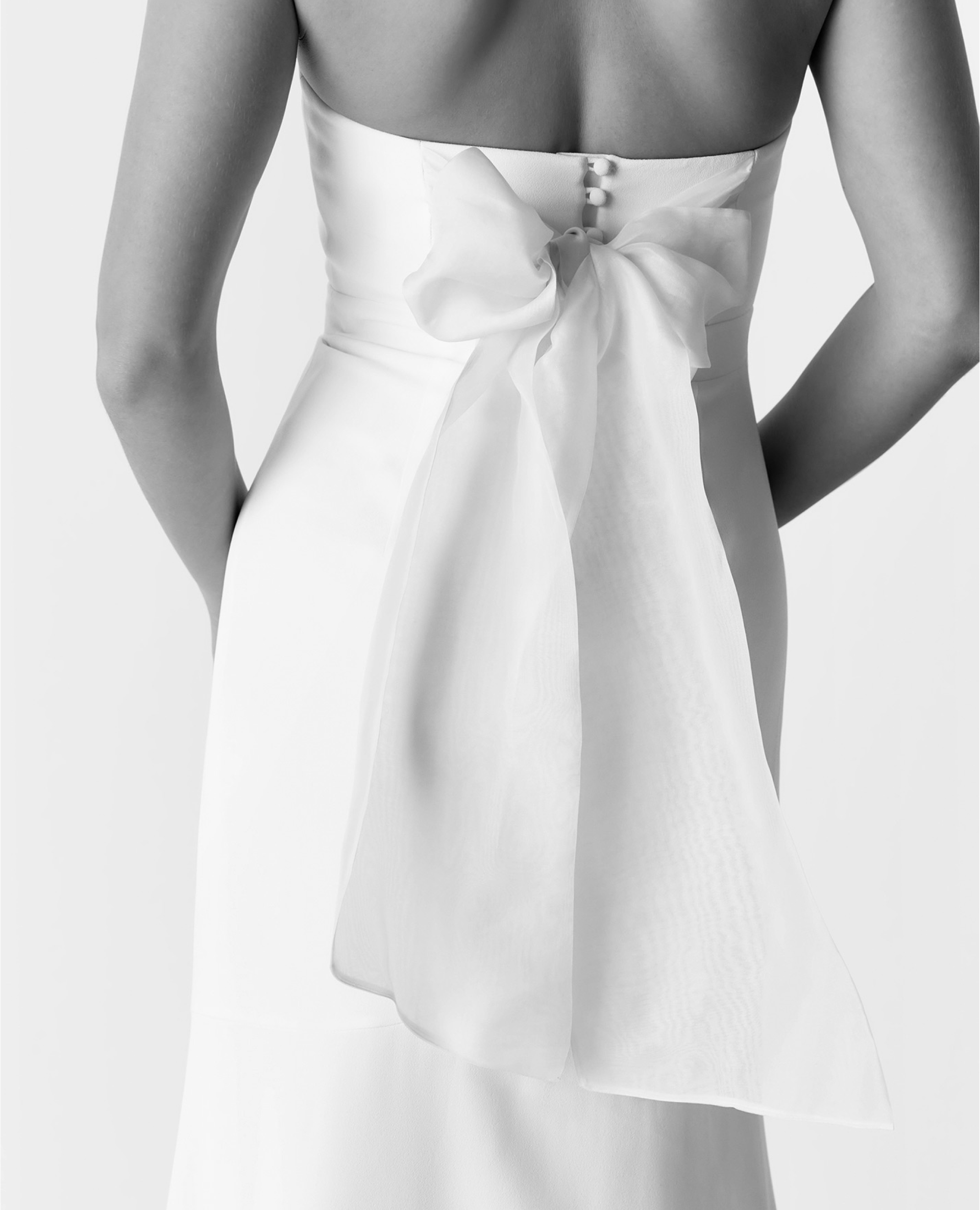 Ivory Ellis Strapless Wedding Dress