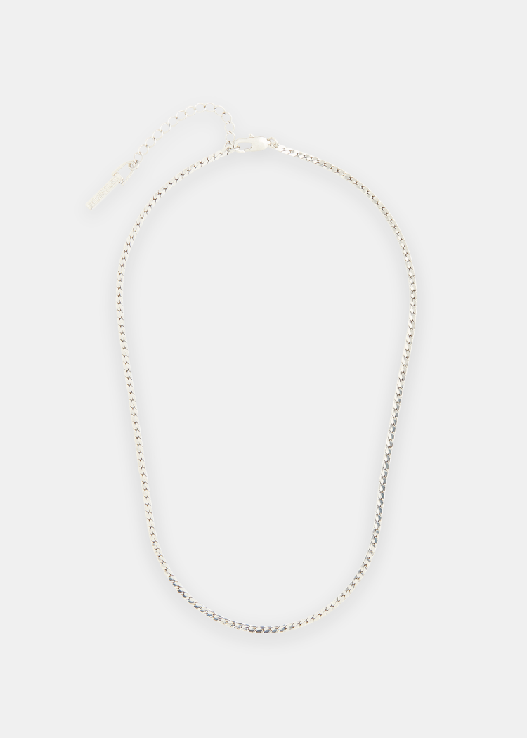 Silver Classic Snake Chain Necklace