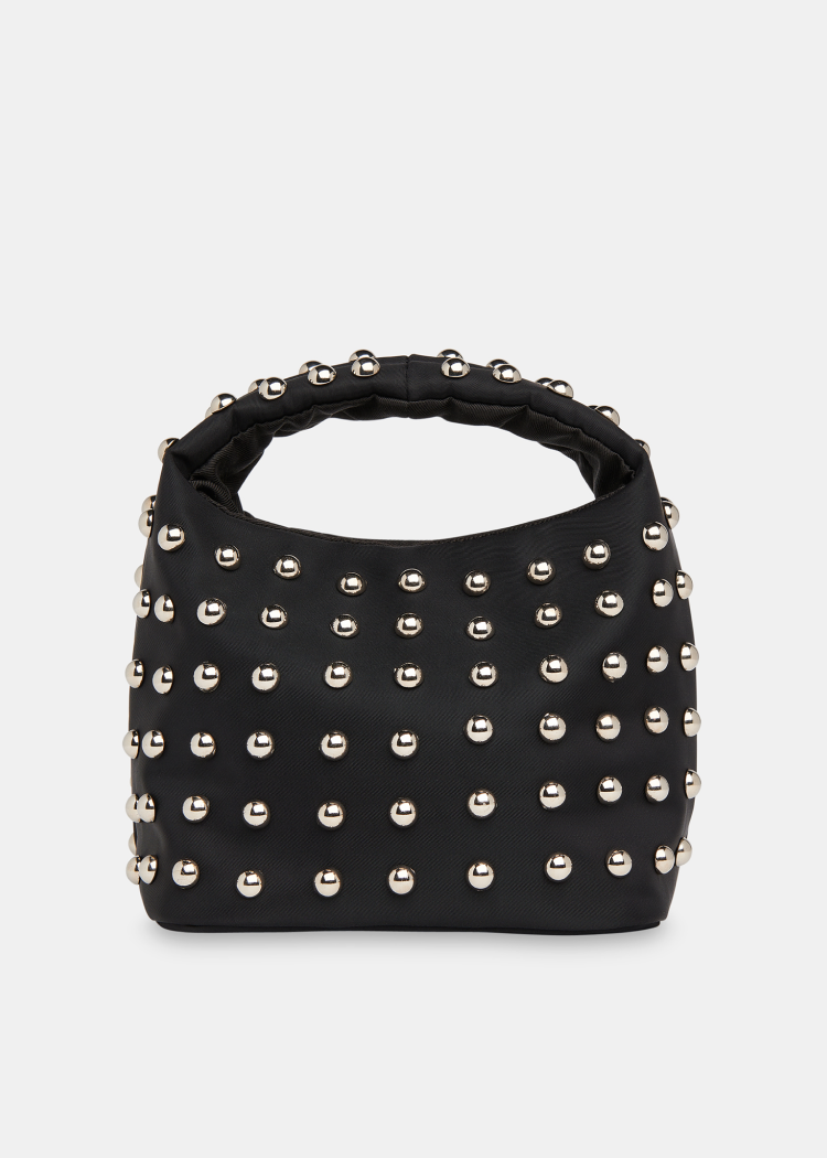 Black Luz Studded Mini Bag