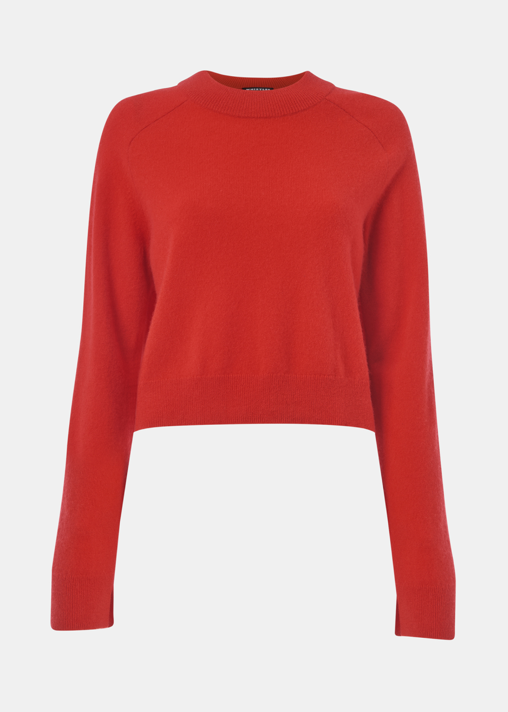 Red Cashmere Crop Crew