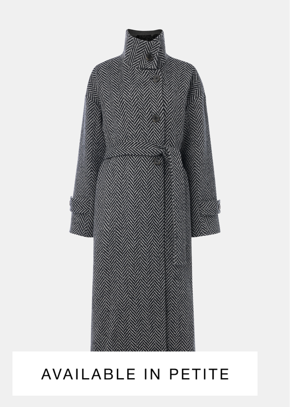 Multicolour Cosette Funnel Neck Coat