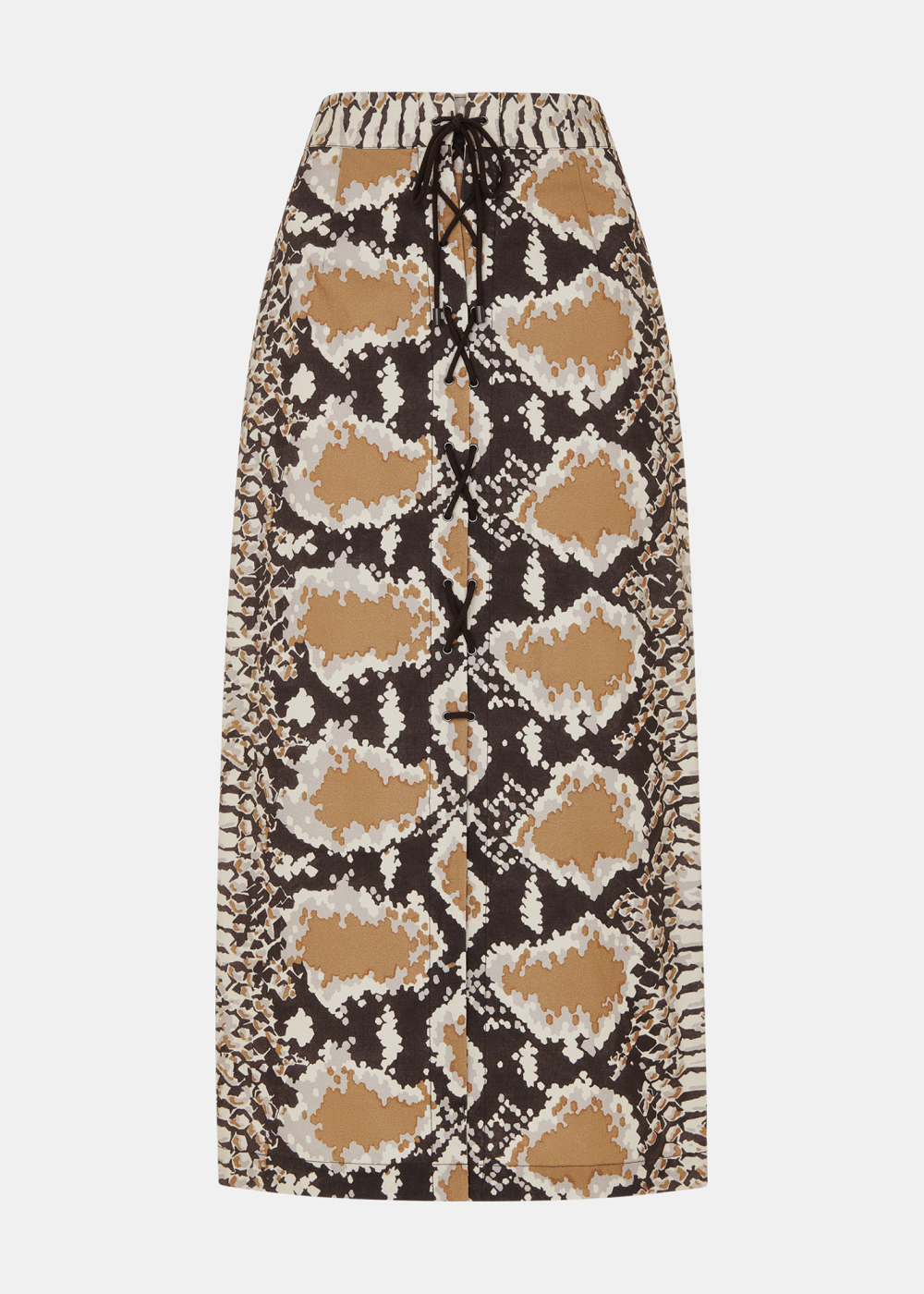 Snake Print Snake Print Midi Skirt