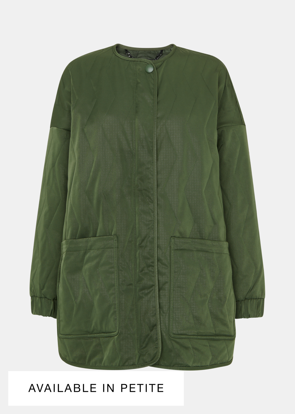 Khaki Esther Quilted Coat