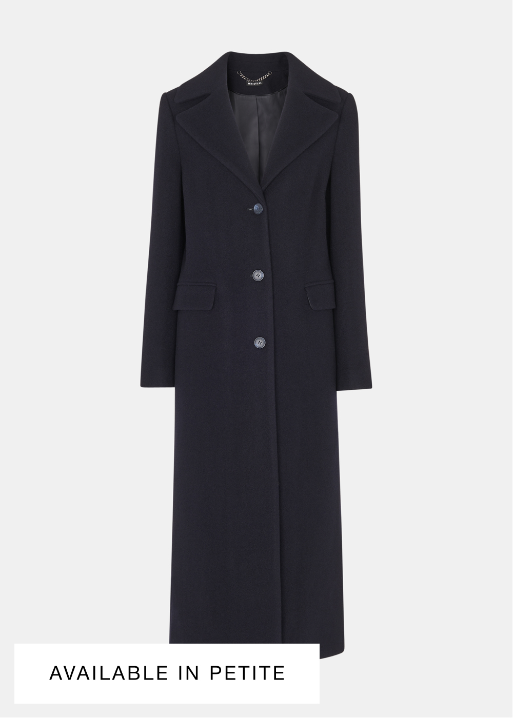 Navy Amalia Longline Coat