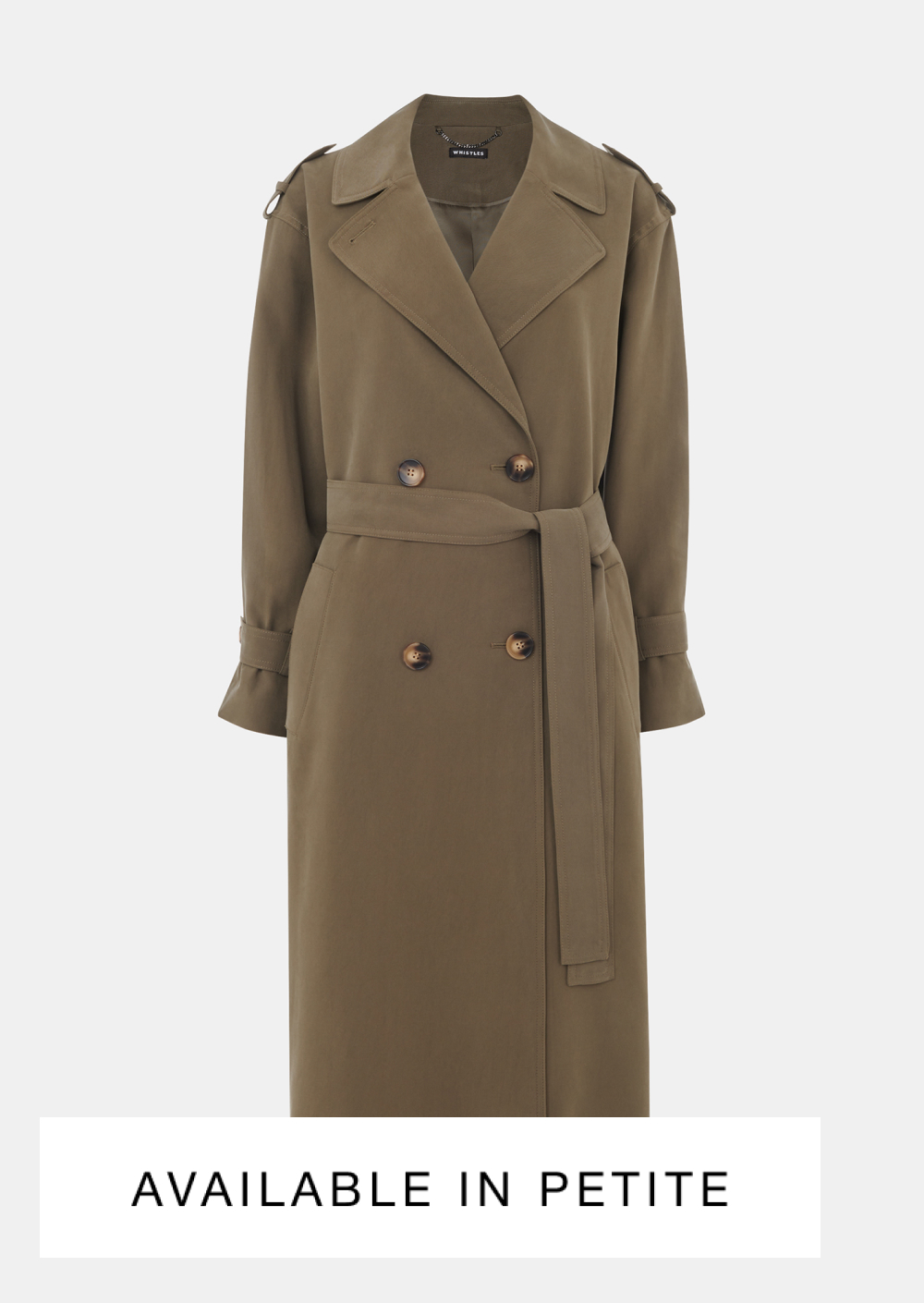 Khaki Riley Trench Coat