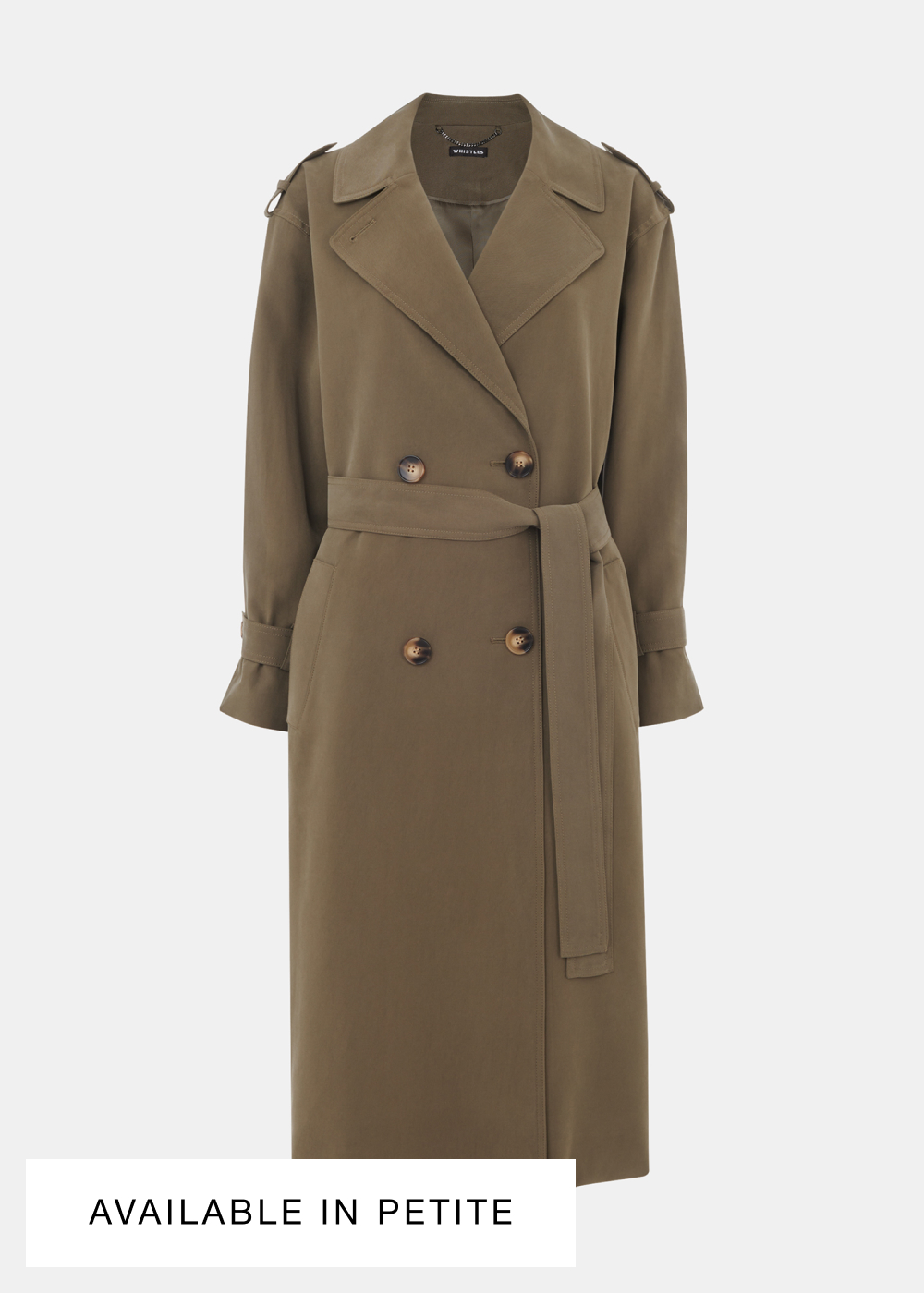 Khaki Riley Trench Coat
