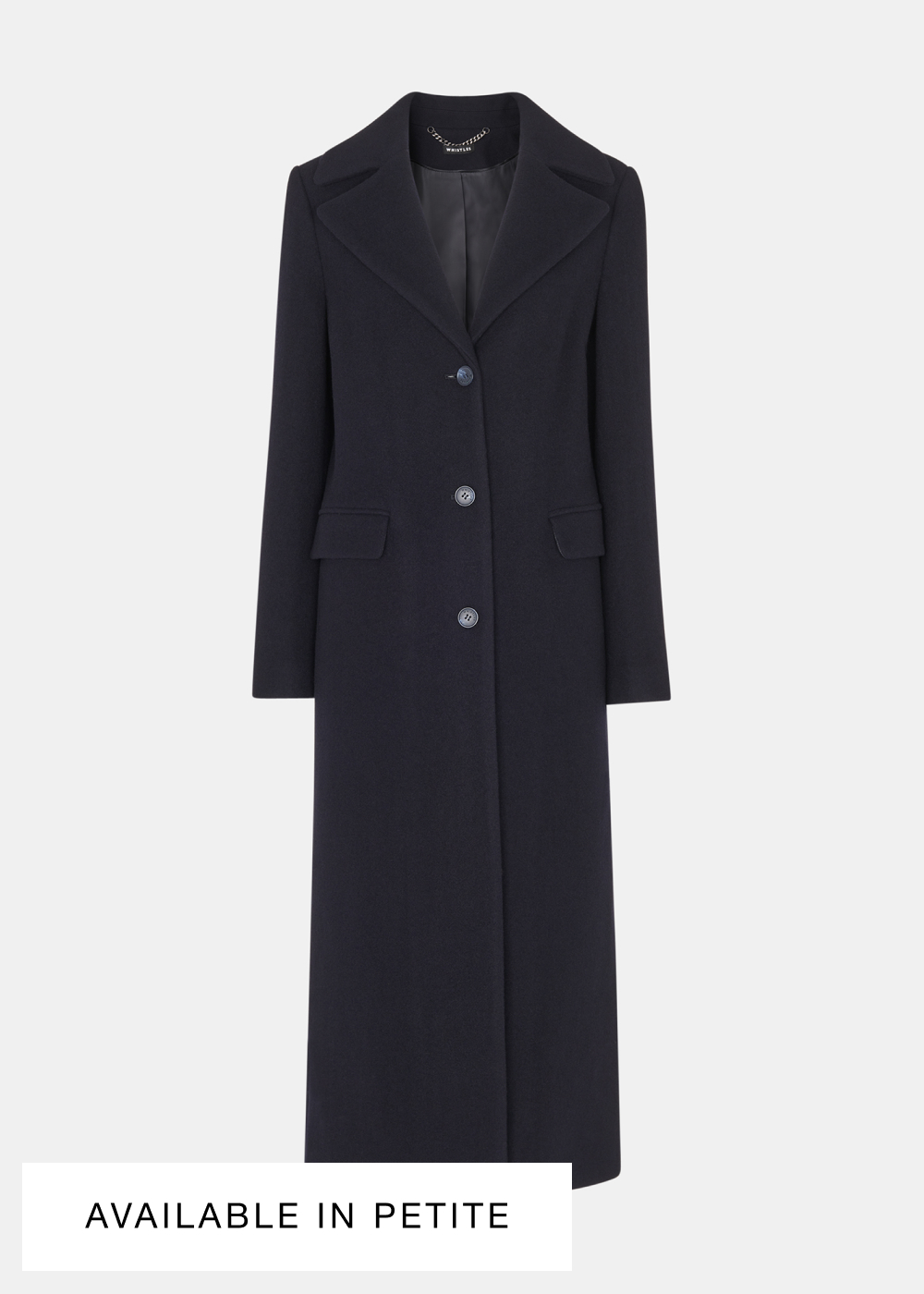 Navy Amalia Longline Coat