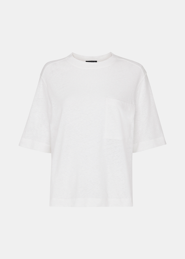 White Linen Pocket Blend Tee