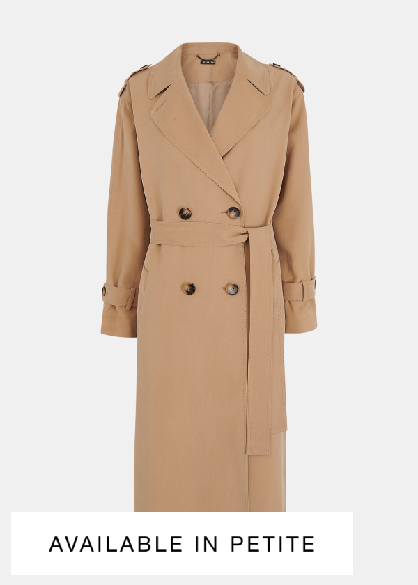 Neutral Riley Trench Coat