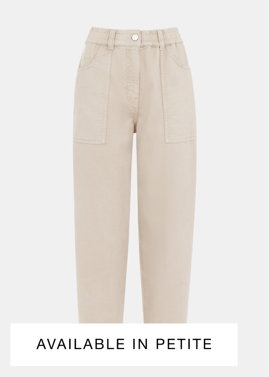Neutral Tessa Casual Trouser