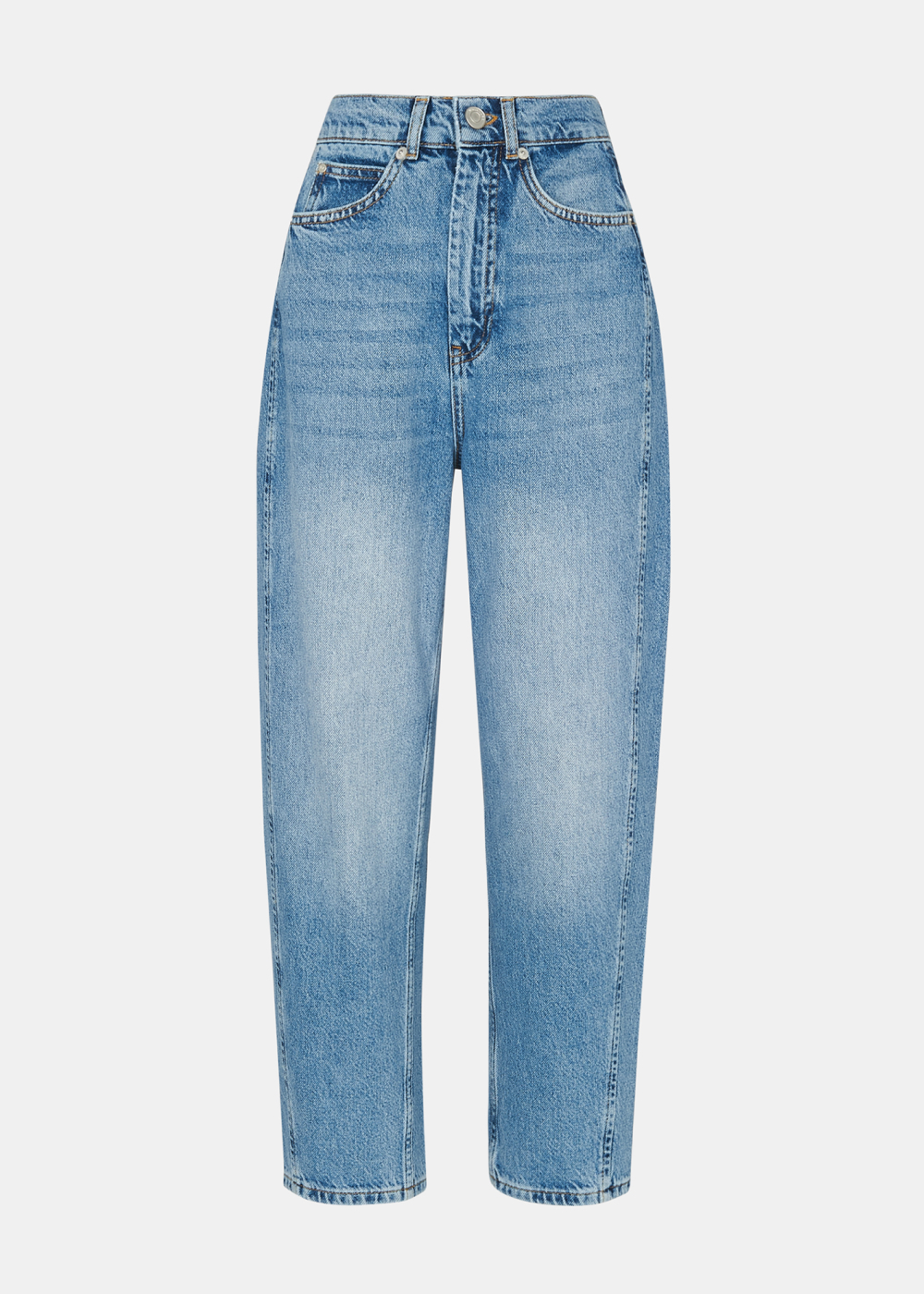 Light Wash Authentic Barrel Leg Jean