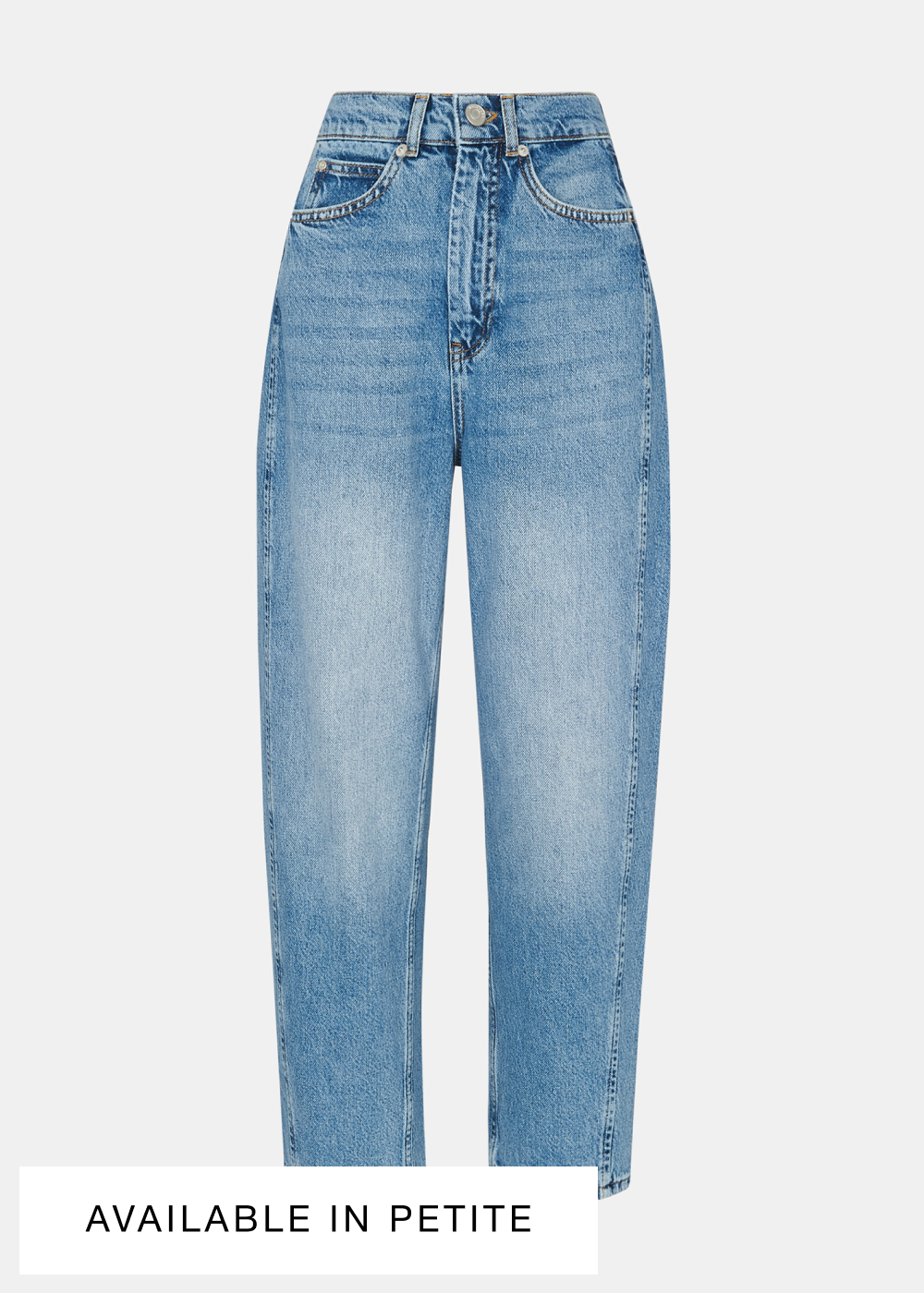Light Wash Authentic Barrel Leg Jean