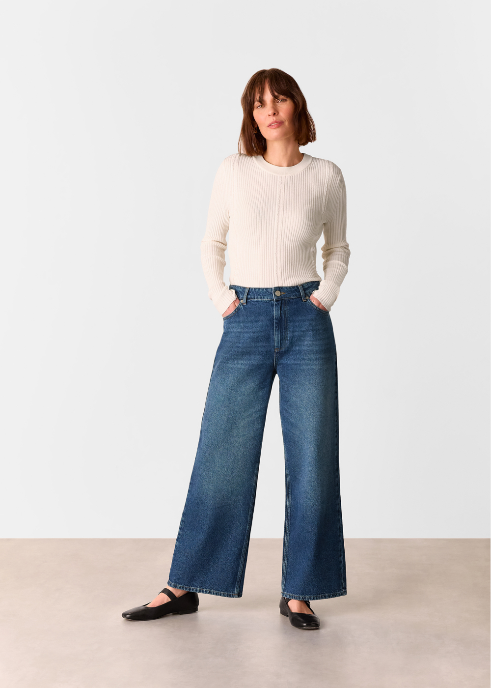 Denim Straight Ankle Length Jean
