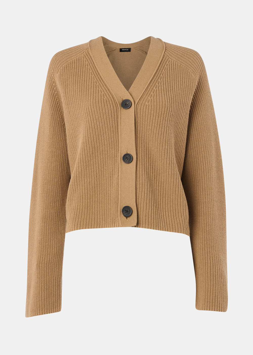 Camel Nala Cotton Cardigan