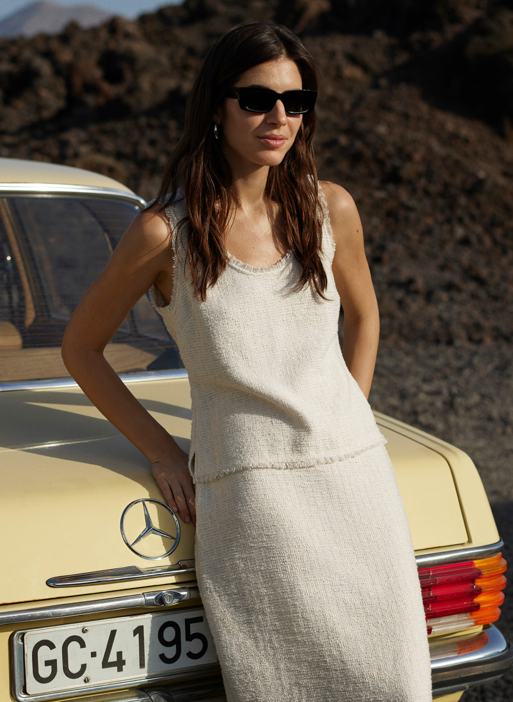 Ivory Lucie Boucle Tank
