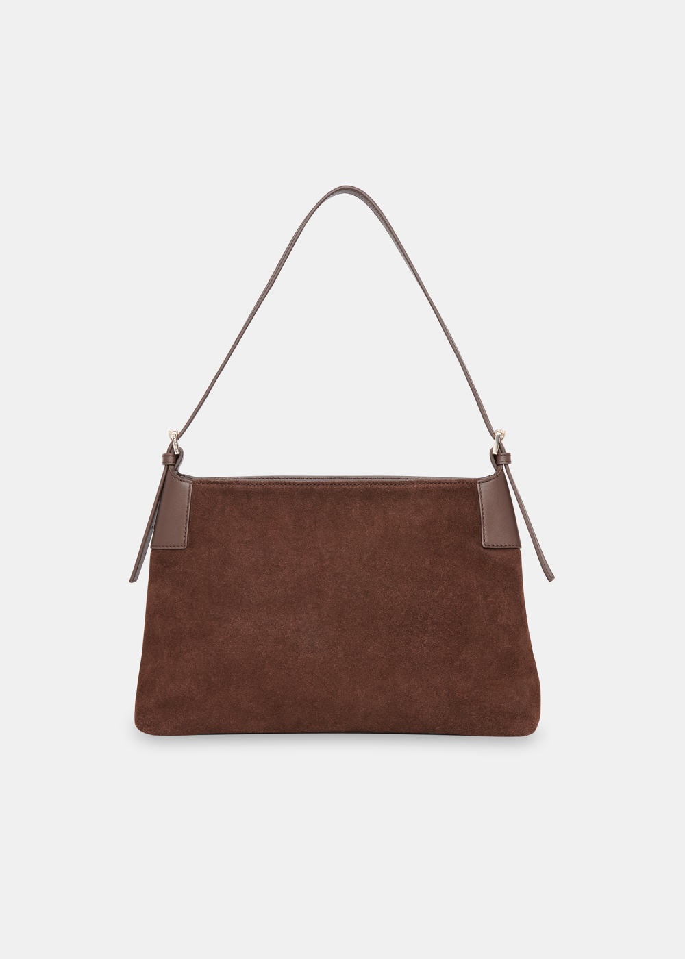 Chocolate Paloma Suede Shoulder Bag