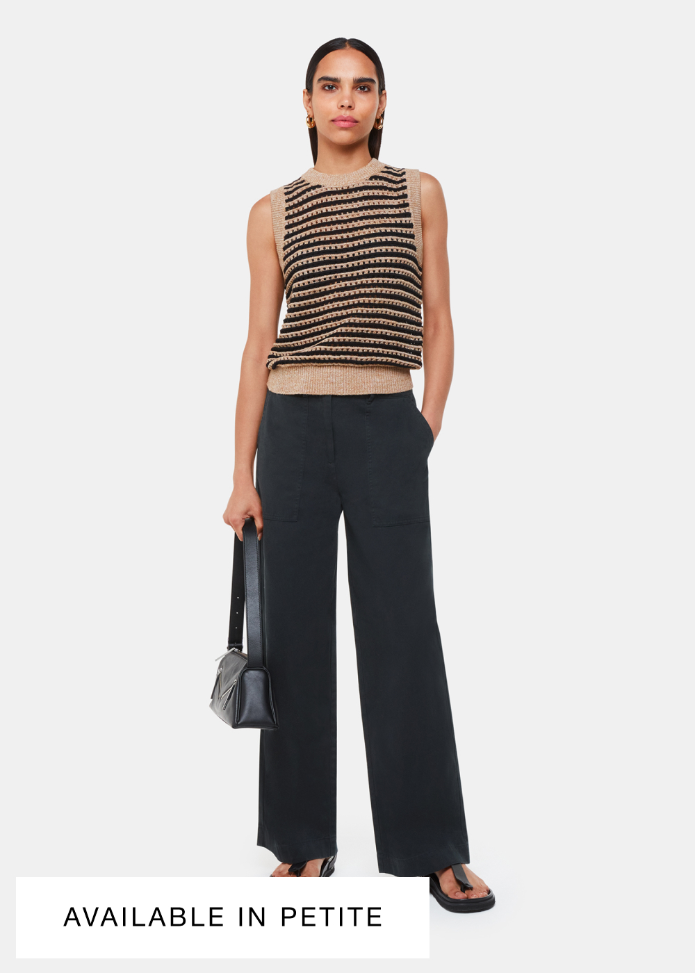 Washed Black Ruth Relaxed Leg Trouser
