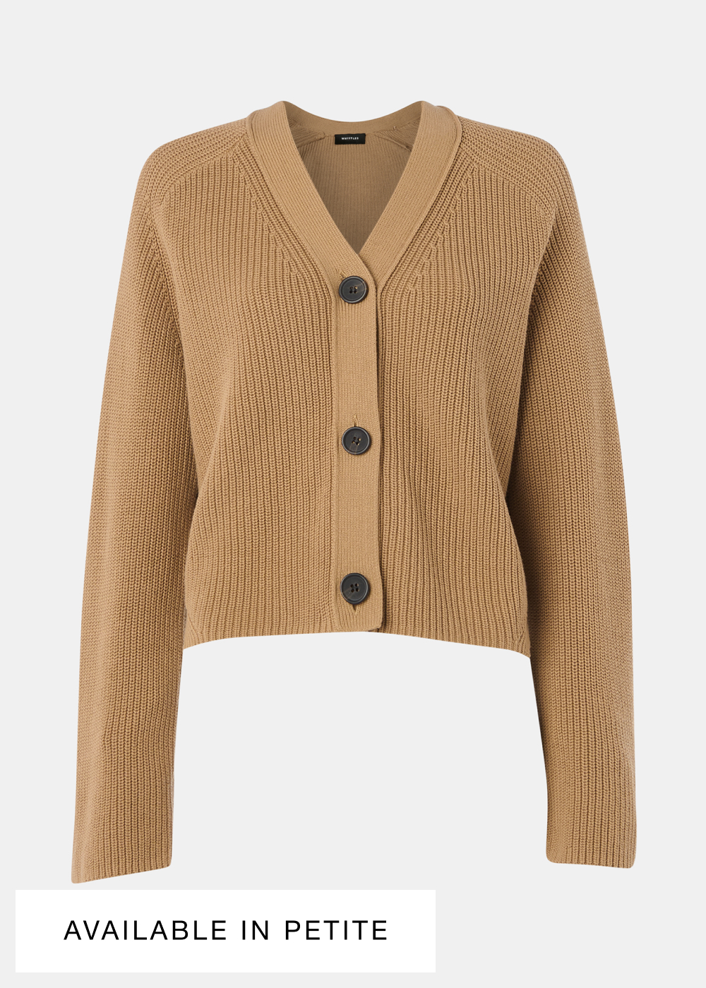 Camel Nala Cotton Cardigan