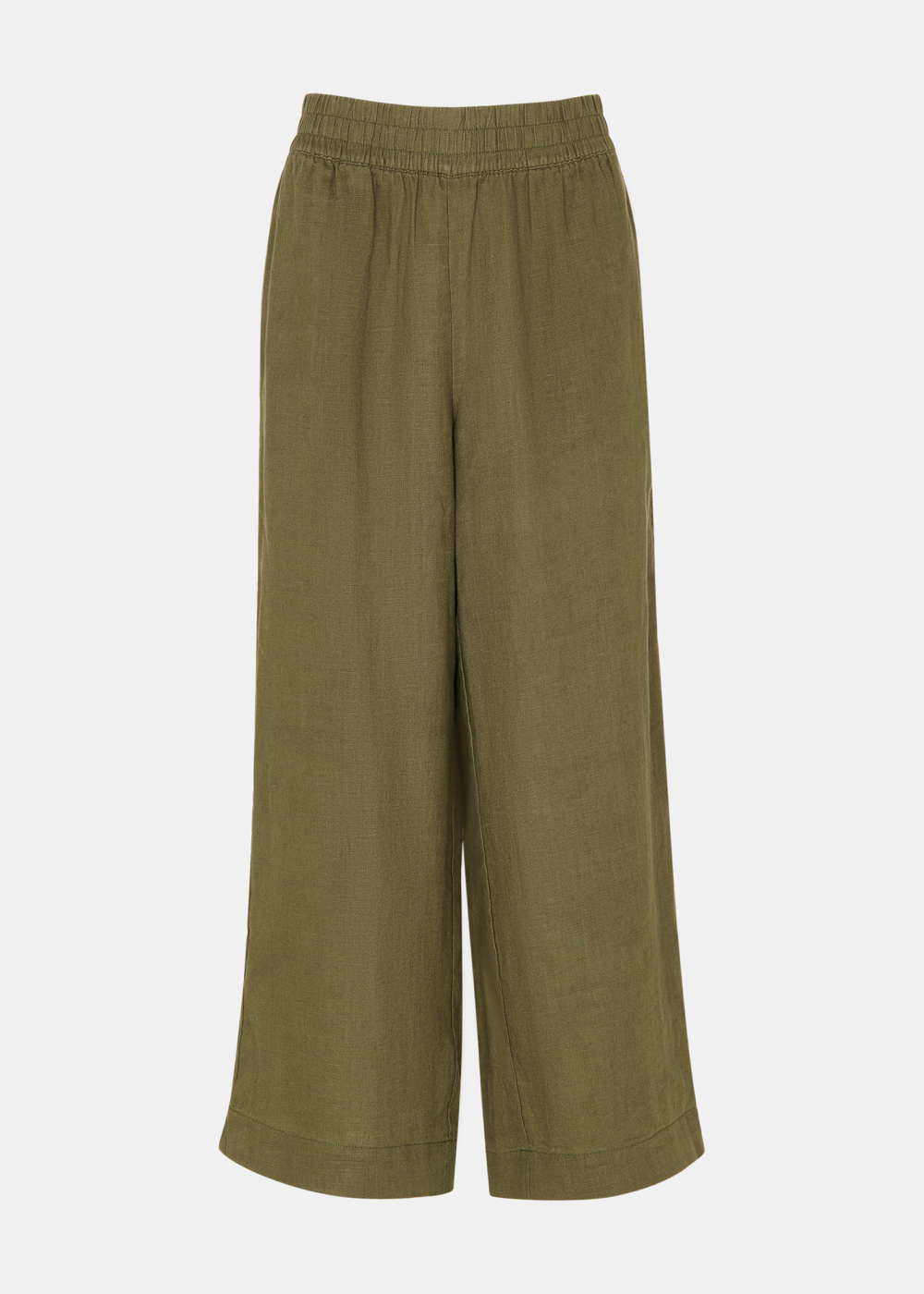 Khaki Linen Pocket Trouser