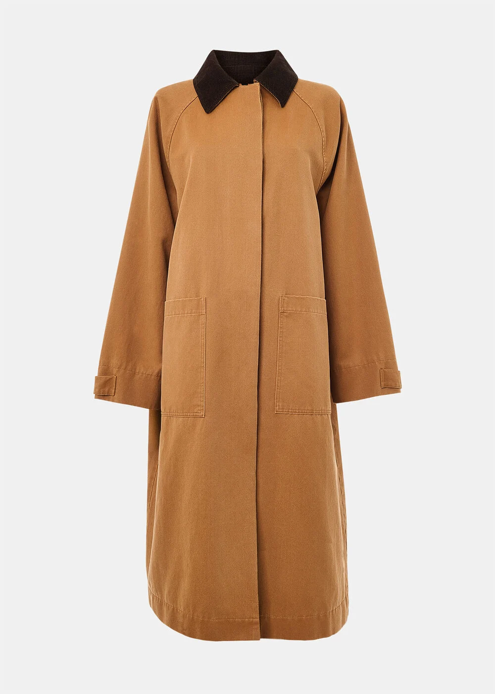 Neutral Gabriella Waxed Overcoat