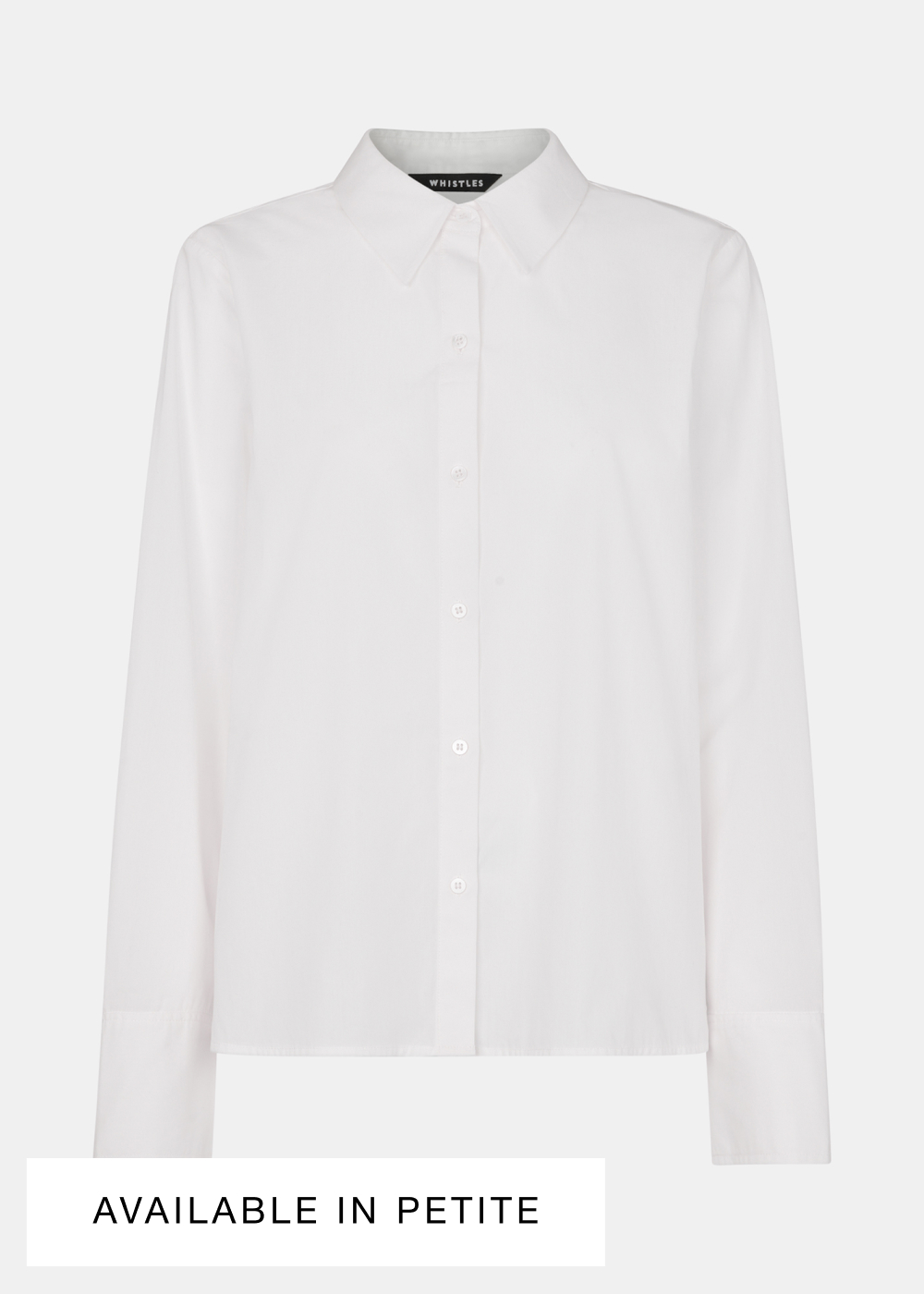 White Boxy Cotton Shirt