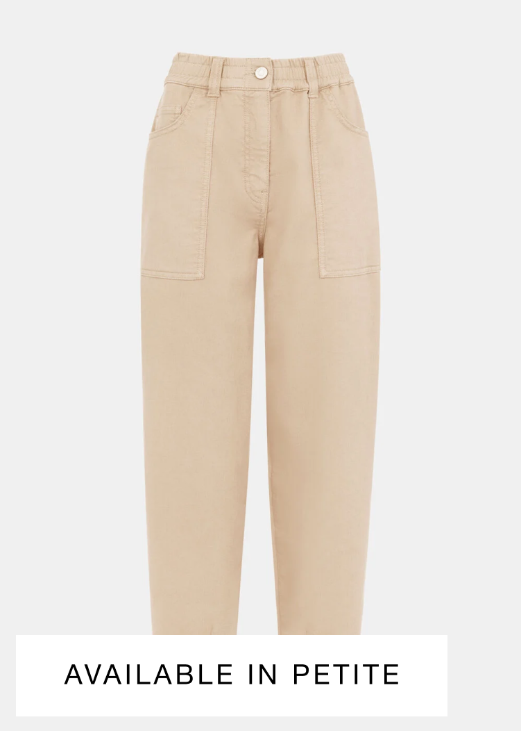 Neutral Tessa Casual Trouser