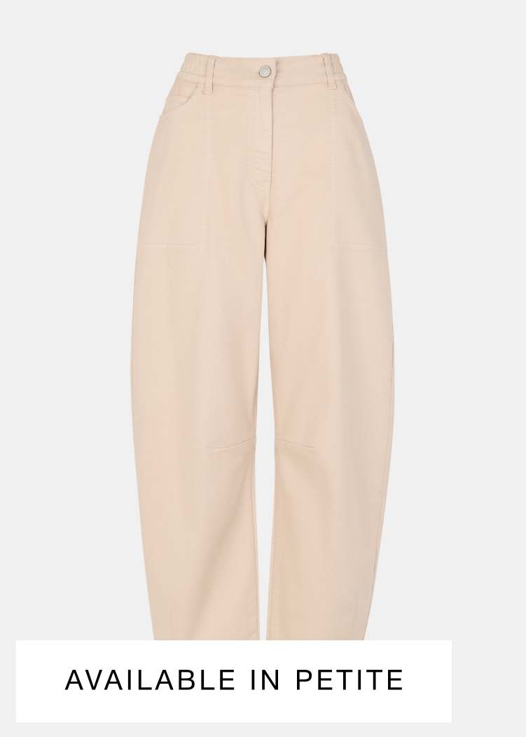 Neutral Tessa Casual Trouser