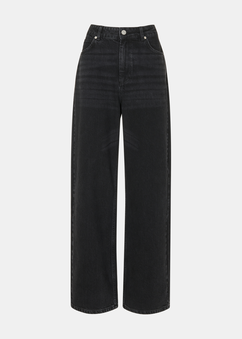Black Straight Full Length Jean